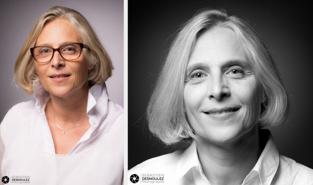 Photographe de portraits en Noir et Blanc à Paris - Véronique Manscourt - Photos : © Sebastien Desnoulez