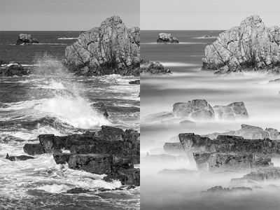 Calculateur d’exposition longue avec filtre ND pour la photographie