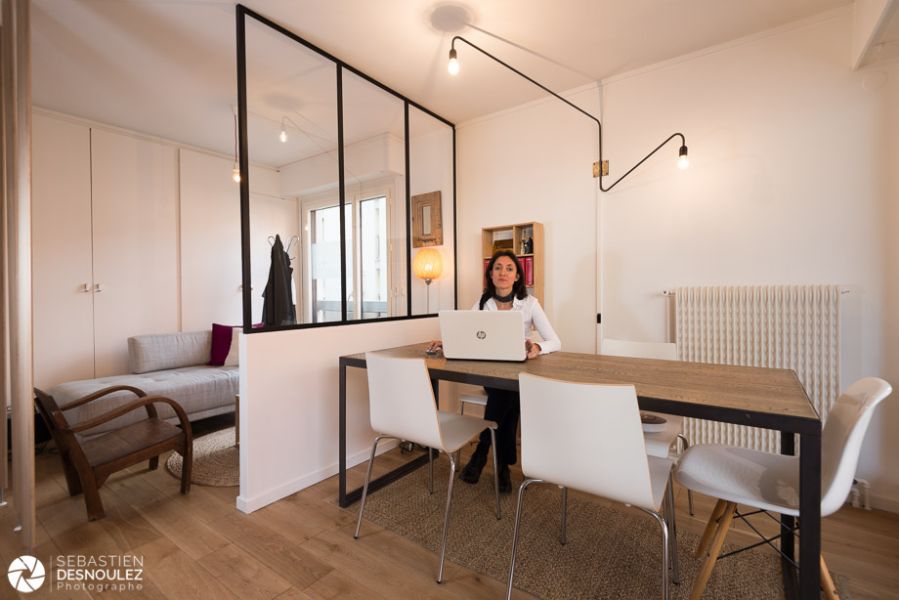 Portrait en ambiance avocat à Paris par Sebastien Desnoulez Photographe