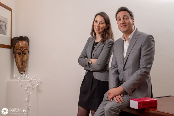 Portraits corporate en ambiance avocats dans leur cabinet - Photo : © Sebastien Desnoulez professionnel