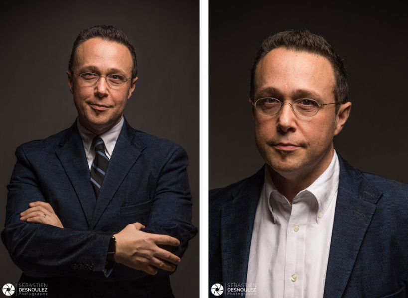 Photographe portrait corporate Paris - François Bernaud, responsable des services musicaux de la SACEM - Photos : © Sebastien Desnoulez